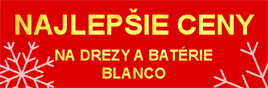 Najlepšie ceny na drezy BLANCO